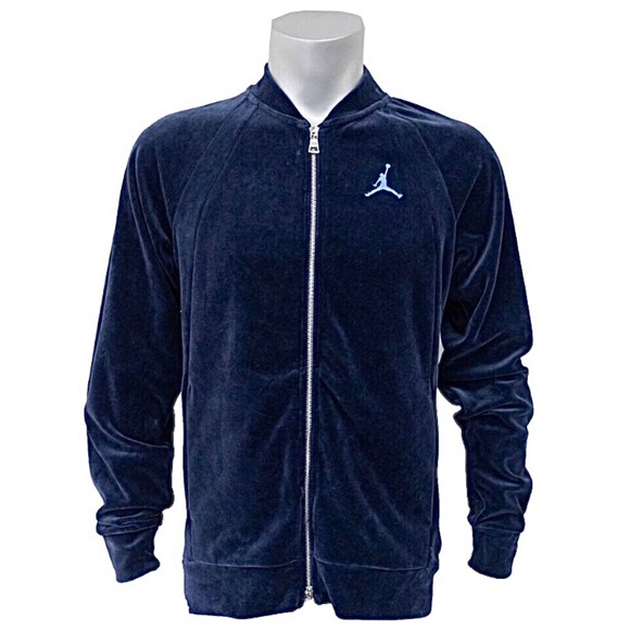 AIR JORDAN MENS JSW VELOUR track jacket ah2357-410 - Picture 8 of 8